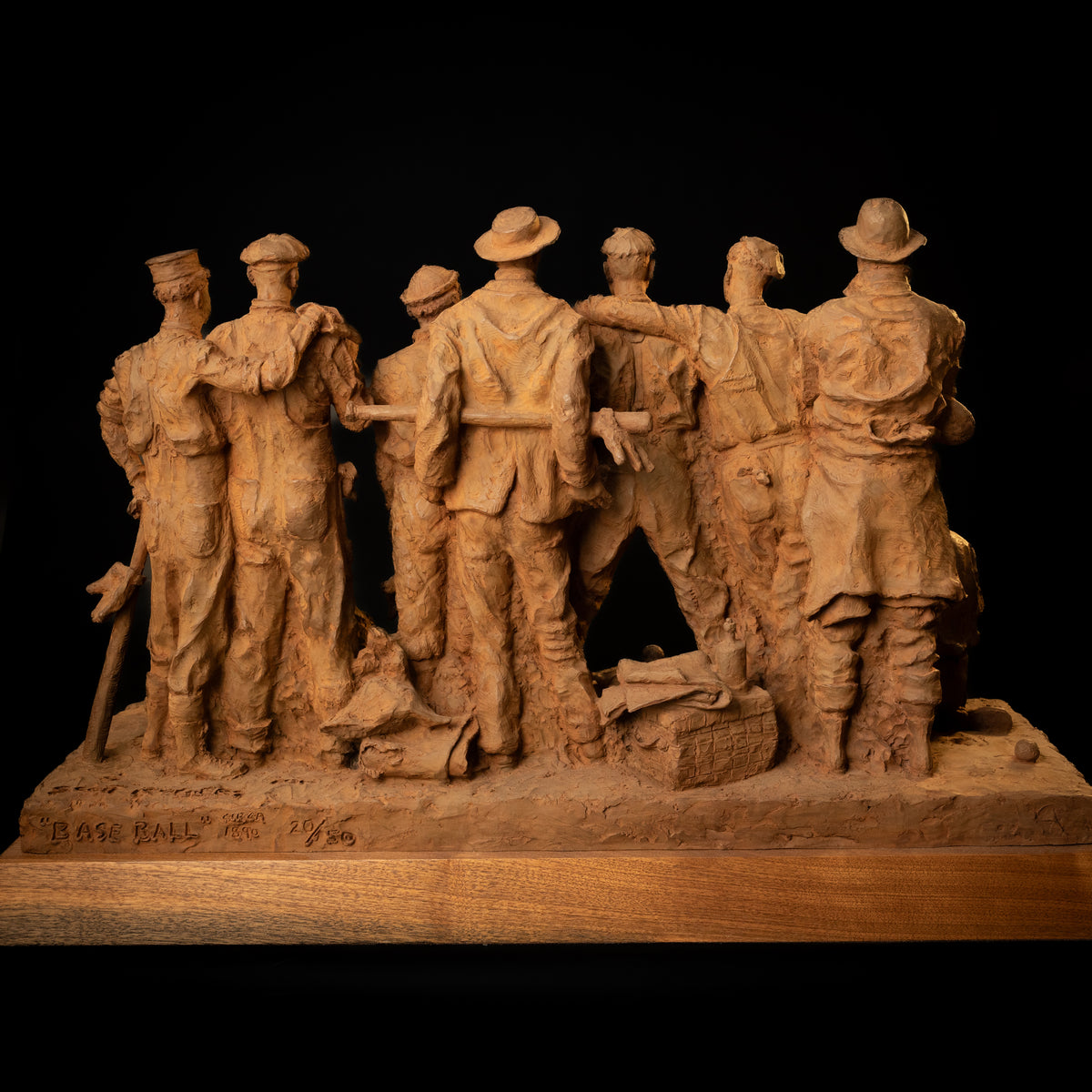 Base Ball, Circa 1890 (Edition of 50) by Scott Rogers | Bronze | Sage Creek Gallery | Image 9