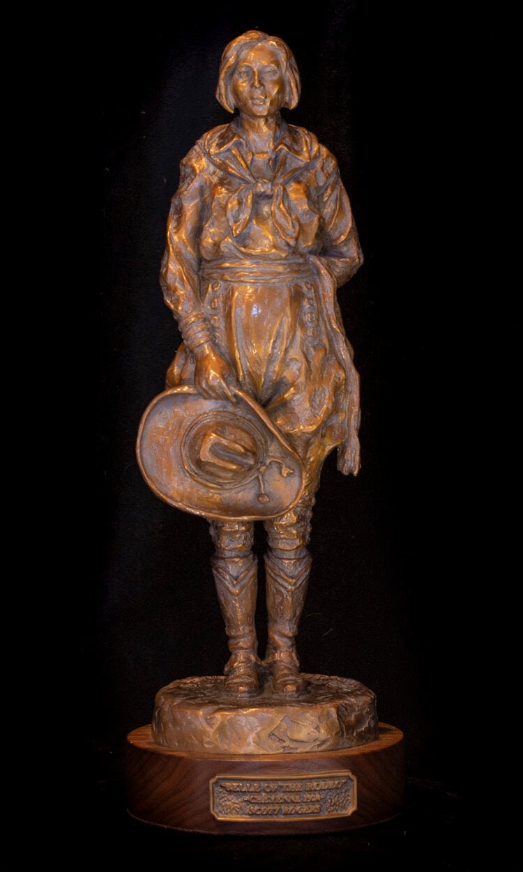 Belle of the Rodeo (Edition of 30) by Scott Rogers | Bronze | Sage Creek Gallery | Image 2
