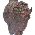Buffalo Head (Edition of 50) by Scott Rogers | Bronze | Sage Creek Gallery | Image 3