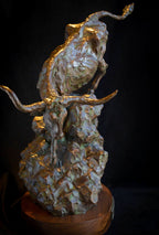 Cagey, Mean and Onry (Edition of 30) by Scott Rogers | Bronze | Sage Creek Gallery | Image 2