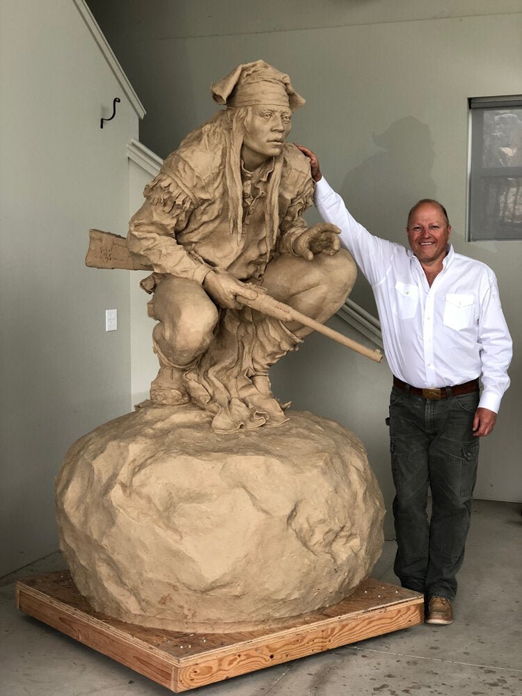 Chiricahua Apache Monument (Edition of 10) by Scott Rogers | Bronze | Sage Creek Gallery | Image 1