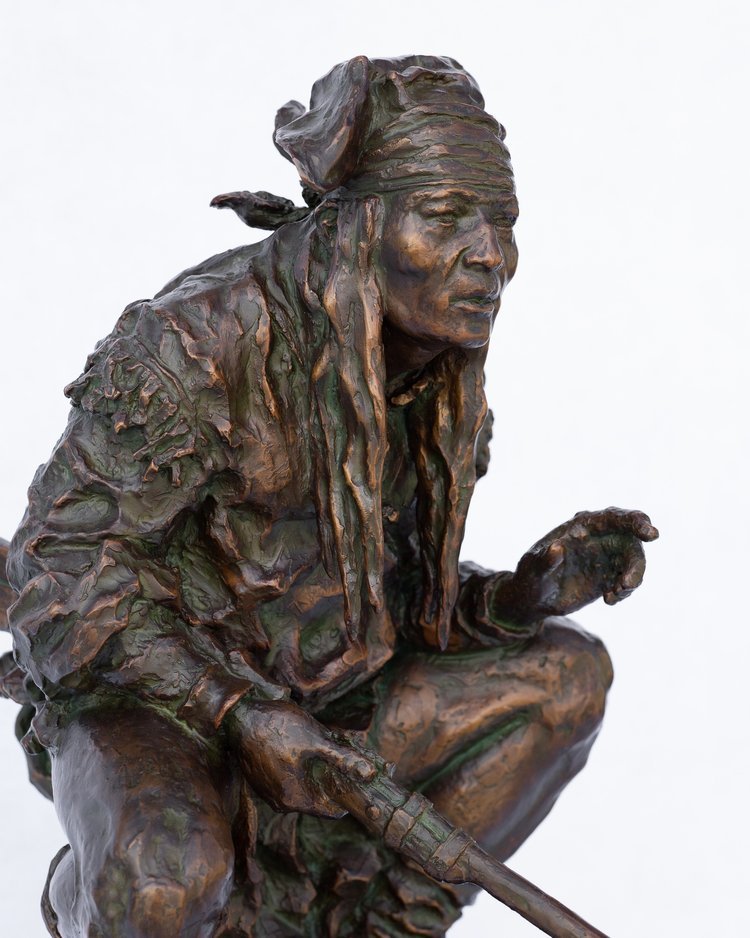 Chiricahua Apache Monument (Edition of 10) by Scott Rogers | Bronze | Sage Creek Gallery | Image 3