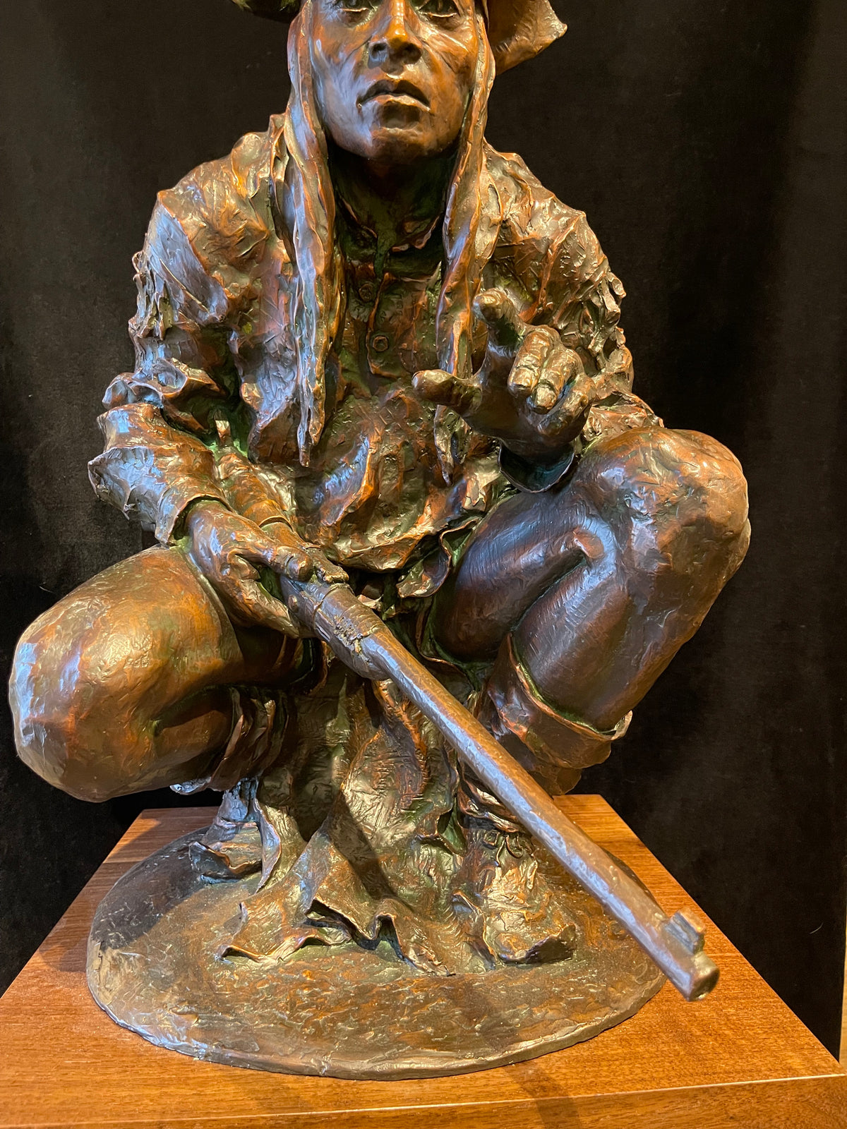 Chiricahua Apache (Table Top) (Edition of 10) by Scott Rogers | Bronze | Sage Creek Gallery | Image 1