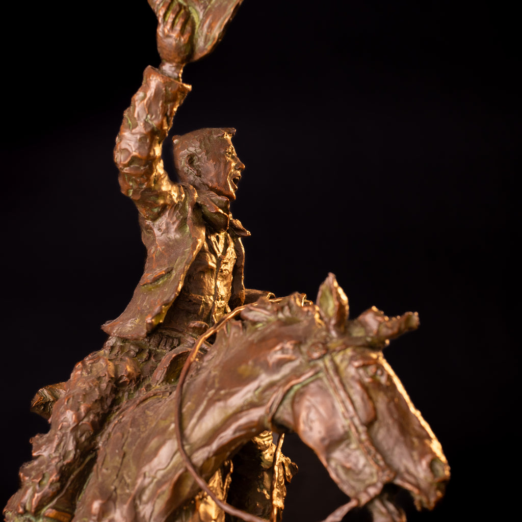 Cowtown Bound (Edition of 30) by Scott Rogers | Bronze | Sage Creek Gallery | Image 1