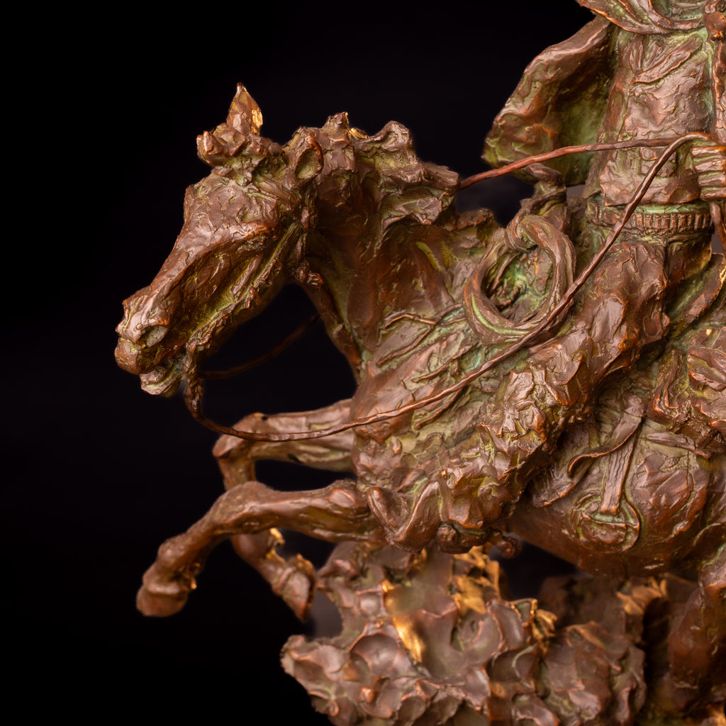 Cowtown Bound (Edition of 30) by Scott Rogers | Bronze | Sage Creek Gallery | Image 3