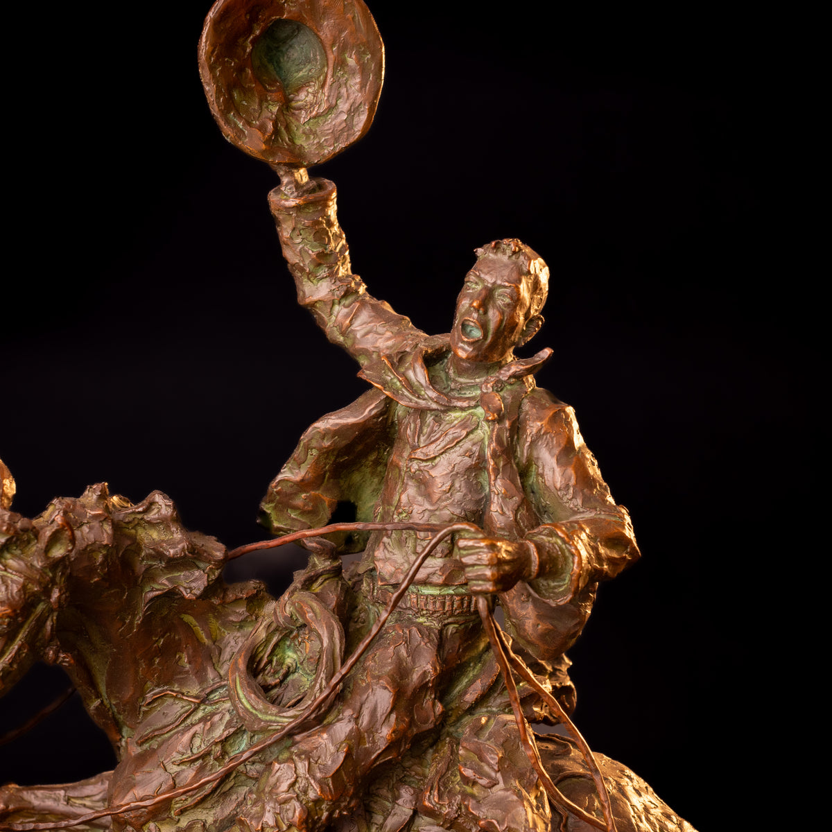 Cowtown Bound (Edition of 30) by Scott Rogers | Bronze | Sage Creek Gallery | Image 4