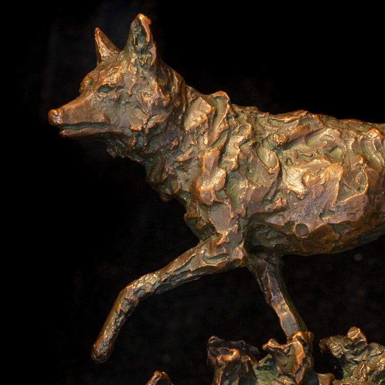 Coyote (Edition of 75) by Scott Rogers | Bronze | Sage Creek Gallery | Image 1