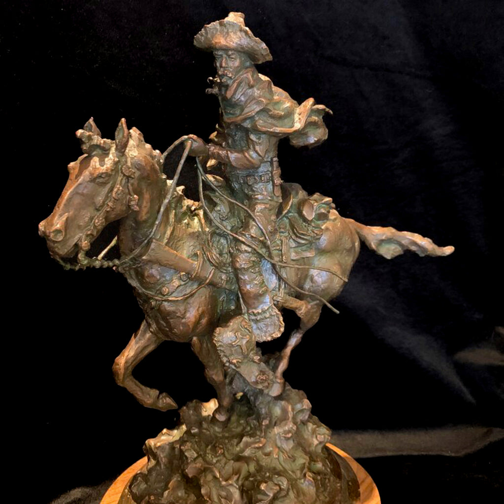 El Vaquero Maquette (Edition of 30) by Scott Rogers | Bronze | Sage Creek Gallery