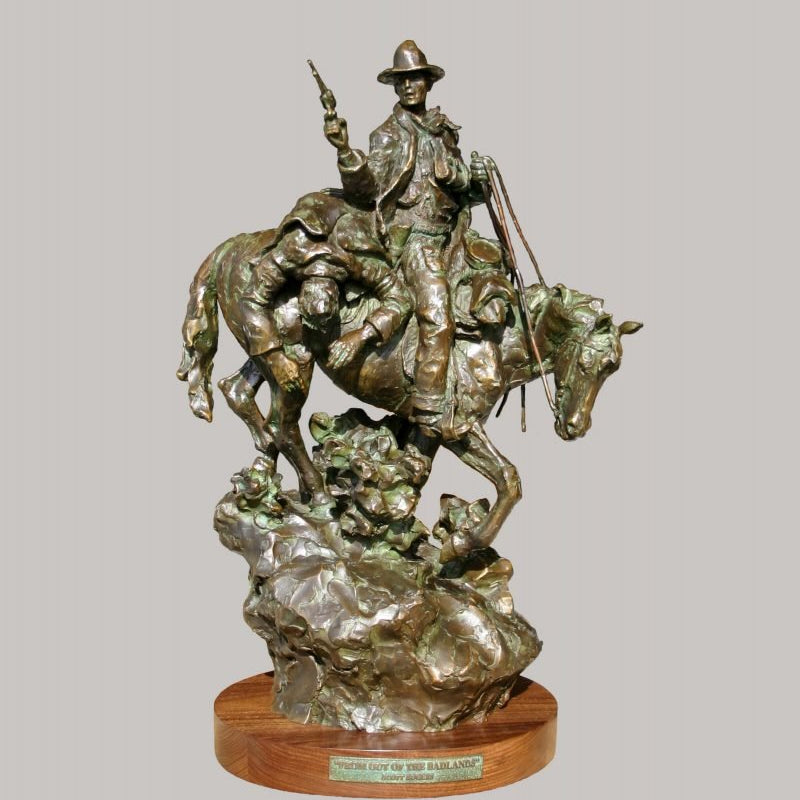 From Out of the Badlands (Edition of 30) by Scott Rogers | Bronze | Sage Creek Gallery