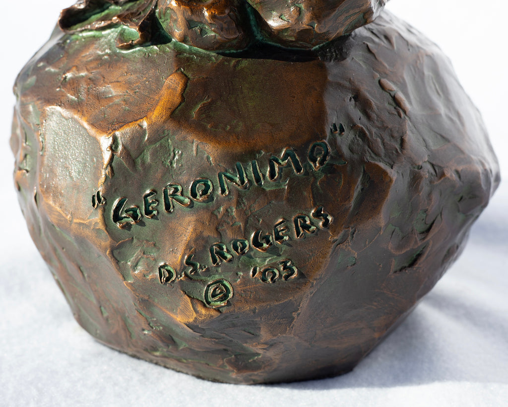 Geronimo (Edition of 30) by Scott Rogers | Bronze | Sage Creek Gallery | Image 1