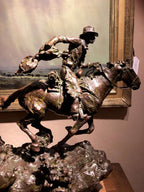 Hashknife Pony Express (Edition of 30) by Scott Rogers | Bronze | Sage Creek Gallery | Image 3