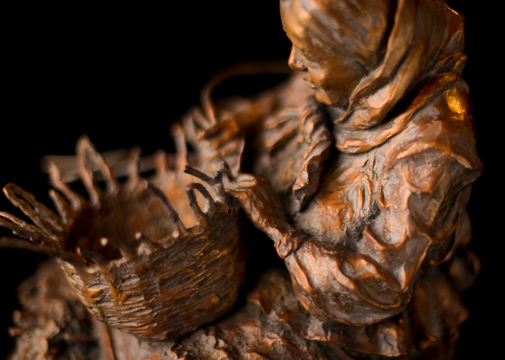 Her Hands Knew the Old Ways (Edition of 30) by Scott Rogers | Bronze | Sage Creek Gallery | Image 1