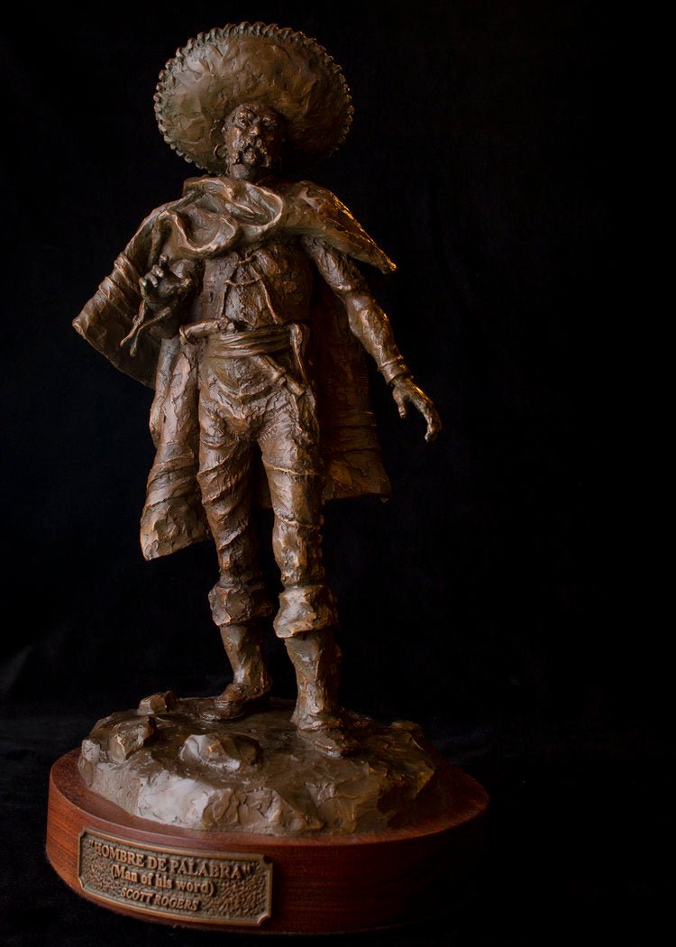 Hombre de Palabra (Edition of 30) by Scott Rogers | Bronze | Sage Creek Gallery | Image 3