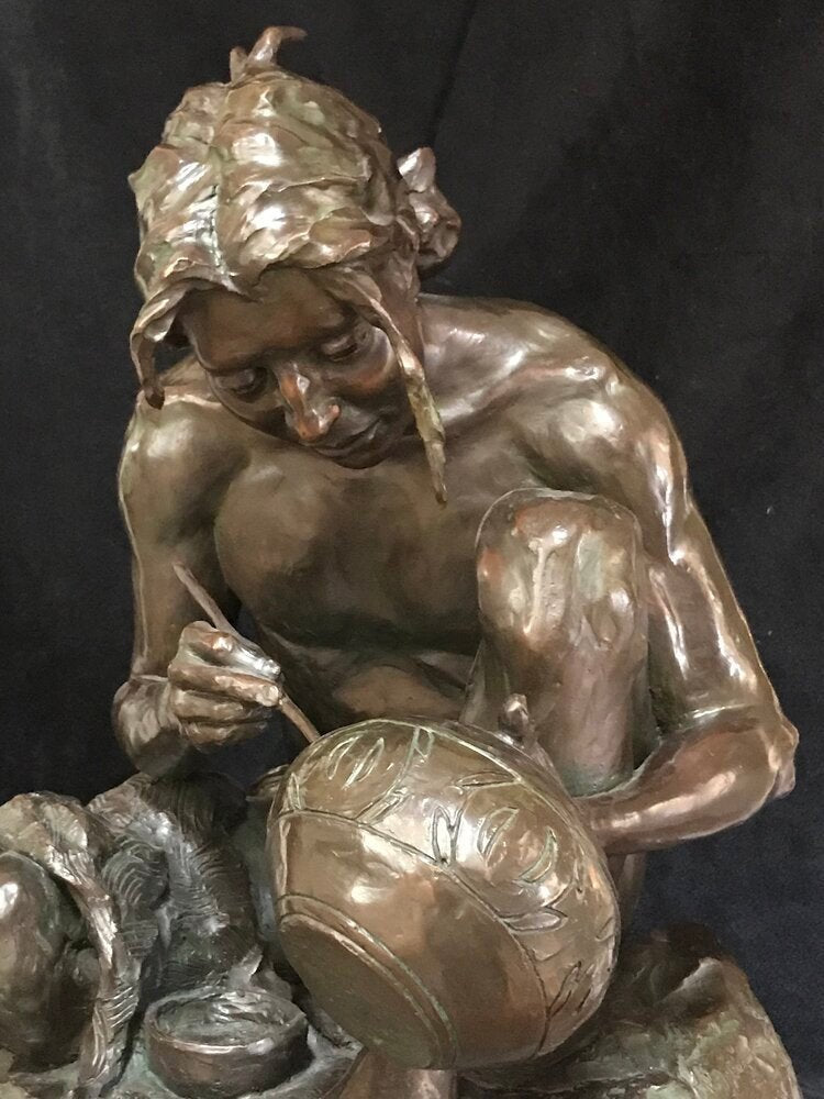 Hopi Potmaker (Edition of 30) by Scott Rogers | Bronze | Sage Creek Gallery | Image 2