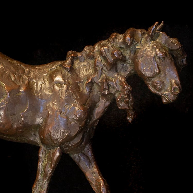 Not All Horses Are Pampered (Edition of 30) by Scott Rogers | Bronze | Sage Creek Gallery | Image 2