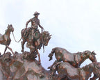 Off the Mogollon Rim (Edition of 30) by Scott Rogers | Bronze | Sage Creek Gallery | Image 3