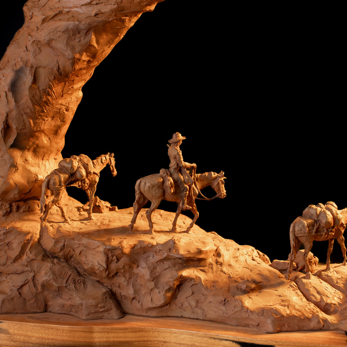 On the Trail of the Ancients (Edition of 30) by Scott Rogers | Bronze | Sage Creek Gallery | Image 3