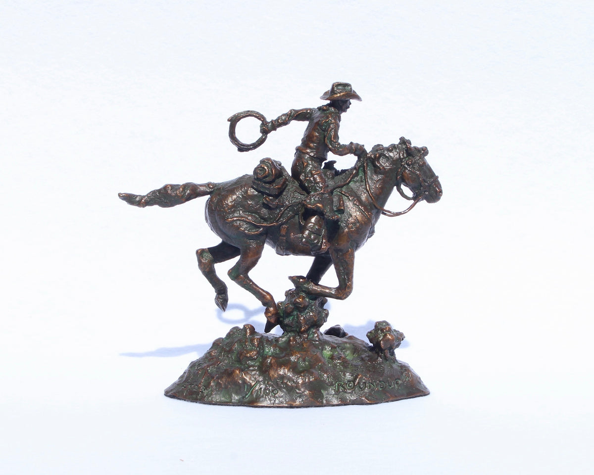 Roundup (Edition of 100) by Scott Rogers | Bronze | Sage Creek Gallery | Image 1