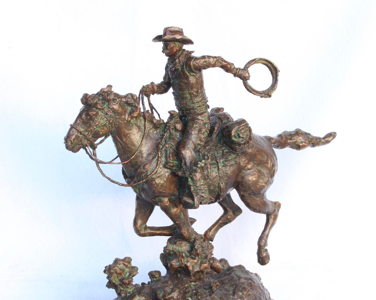 Roundup (23" High) (Edition of 100) by Scott Rogers | Bronze | Sage Creek Gallery | Image 1