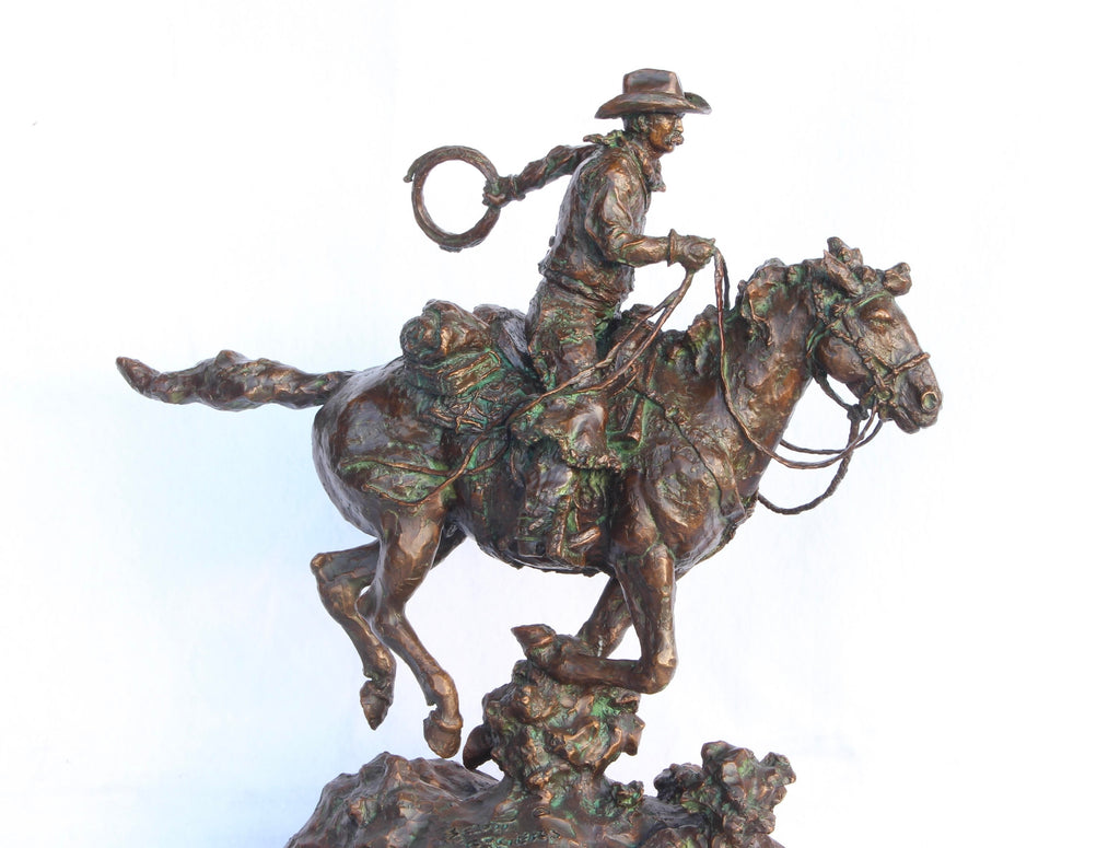 Roundup (23" High) (Edition of 100) by Scott Rogers | Bronze | Sage Creek Gallery | Image 3