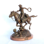 Roundup (23" High) (Edition of 100) by Scott Rogers | Bronze | Sage Creek Gallery