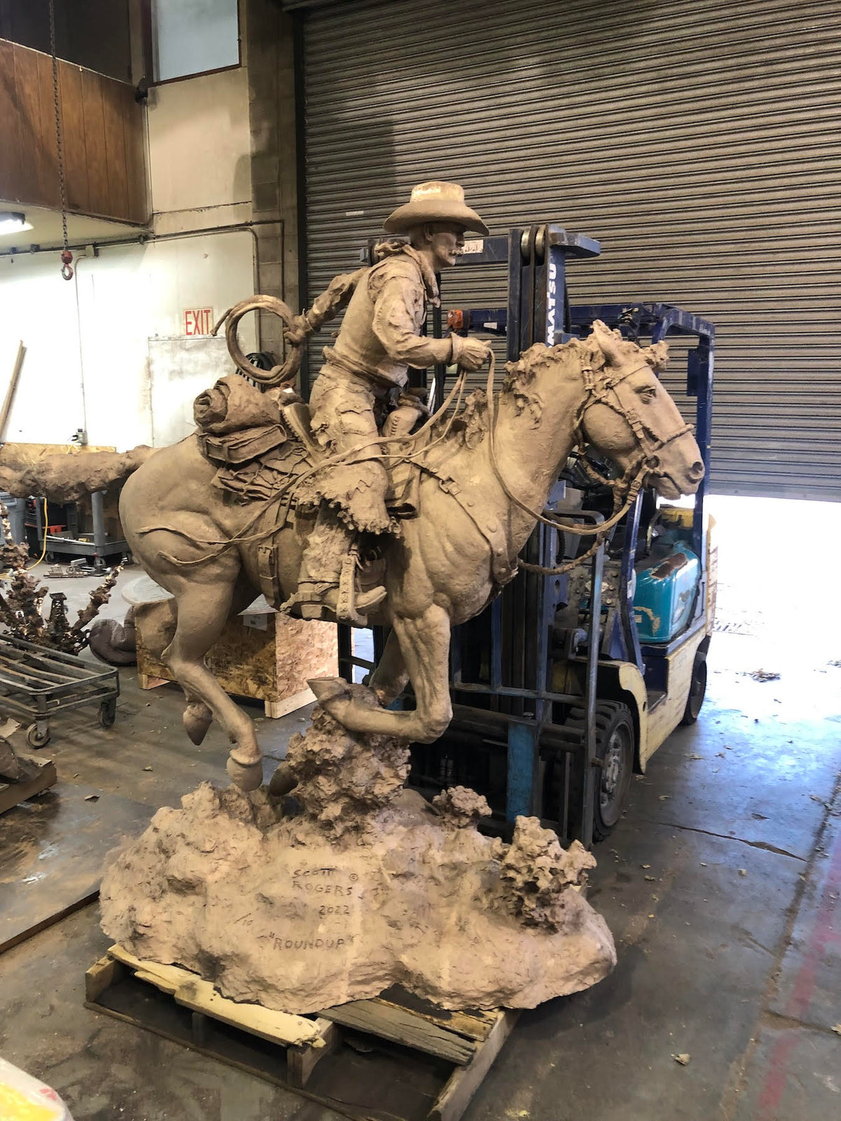 Roundup Monument (Edition of 10) by Scott Rogers | Bronze | Sage Creek Gallery | Image 3
