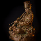 The Chief Celebrates His New Hat (Large) (Edition of 30) by Scott Rogers | Bronze | Sage Creek Gallery | Image 3