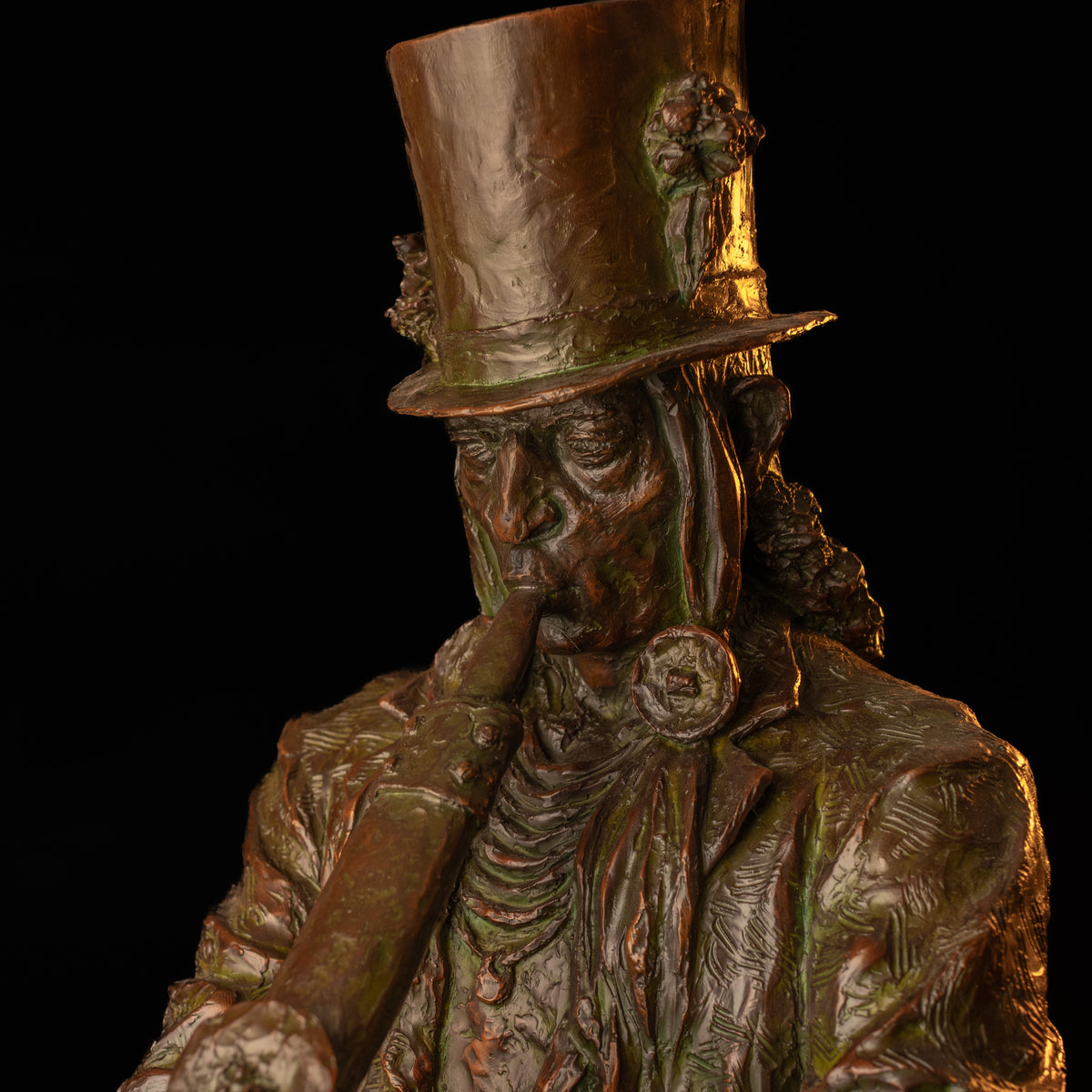 The Chief Celebrates His New Hat (Large) (Edition of 30) by Scott Rogers | Bronze | Sage Creek Gallery | Image 7