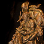 The End of My Trail.. Who Knows? (Edition of 30) by Scott Rogers | Bronze | Sage Creek Gallery | Close Up