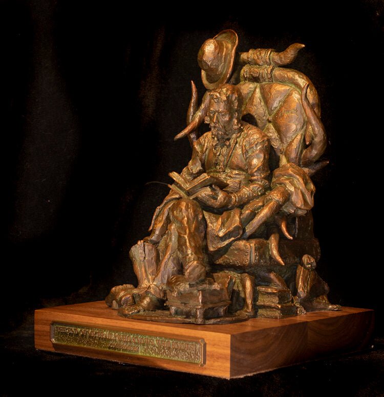 The End of My Trail.. Who Knows? (Edition of 30) by Scott Rogers | Bronze | Sage Creek Gallery | Side 