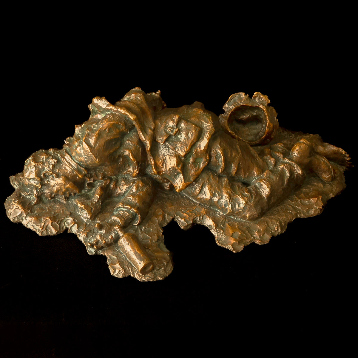 The Forgotten Man (without Base)(Edition of 30) by Scott Rogers | Bronze | Sage Creek Gallery | Front