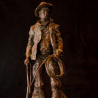 The Horse Wrangler (Edition of 30) by Scott Rogers | Bronze | Sage Creek Gallery | Close Up 1