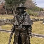 The Law Remembers Monument (Edition of 15) by Scott Rogers | Bronze | Sage Creek Gallery | Close Up