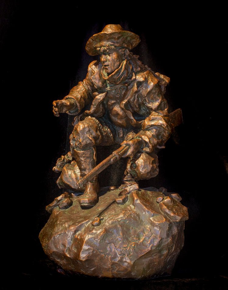 The Outlaw Trail (Edition of 30) by Scott Rogers | Bronze | Sage Creek Gallery | Angle