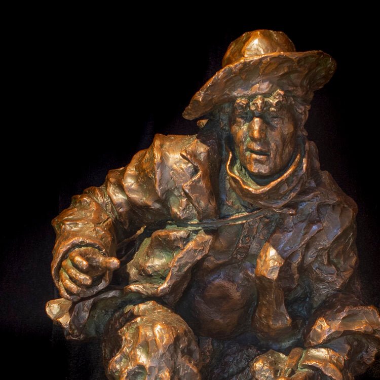 The Outlaw Trail (Edition of 30) by Scott Rogers | Bronze | Sage Creek Gallery | Close Up