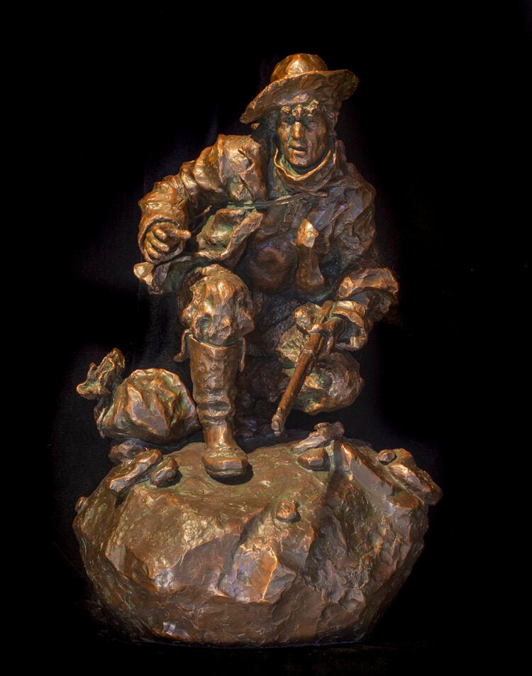 The Outlaw Trail (Edition of 30) by Scott Rogers | Bronze | Sage Creek Gallery | Front 2