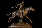 The Pony Express (Edition of 30) by Scott Rogers | Bronze | Sage Creek Gallery | Side 2