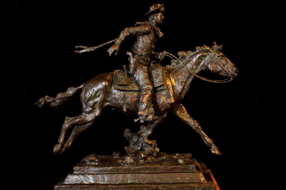 The Pony Express (Edition of 30) by Scott Rogers | Bronze | Sage Creek Gallery | Side 2