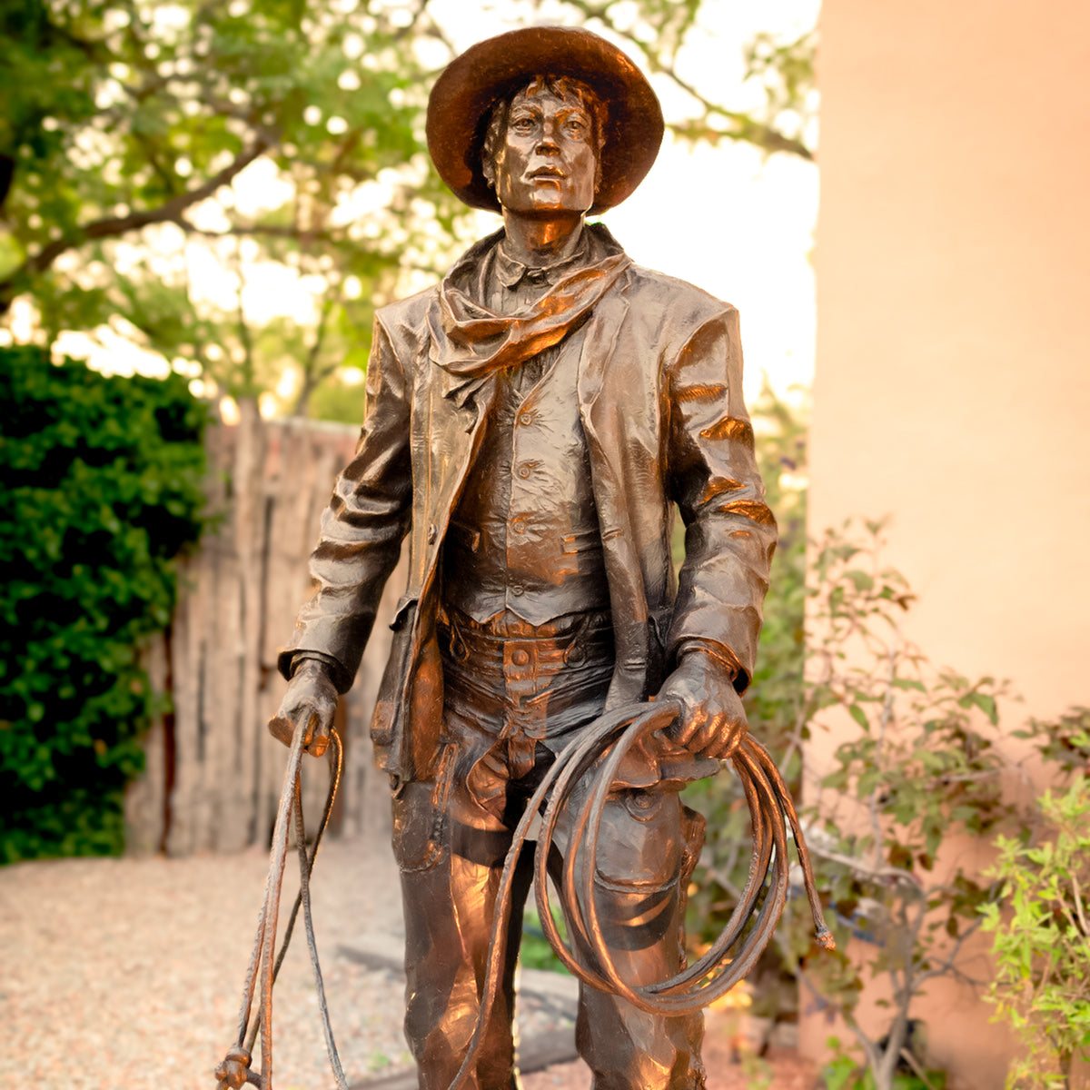 The Wrangler (Edition of 15) by Scott Rogers | Bronze | Sage Creek Gallery | Close Up 1