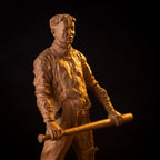 Towne Ball~ Circa 1890 (Edition of 30) by Scott Rogers | Bronze | Sage Creek Gallery | Close Up 1