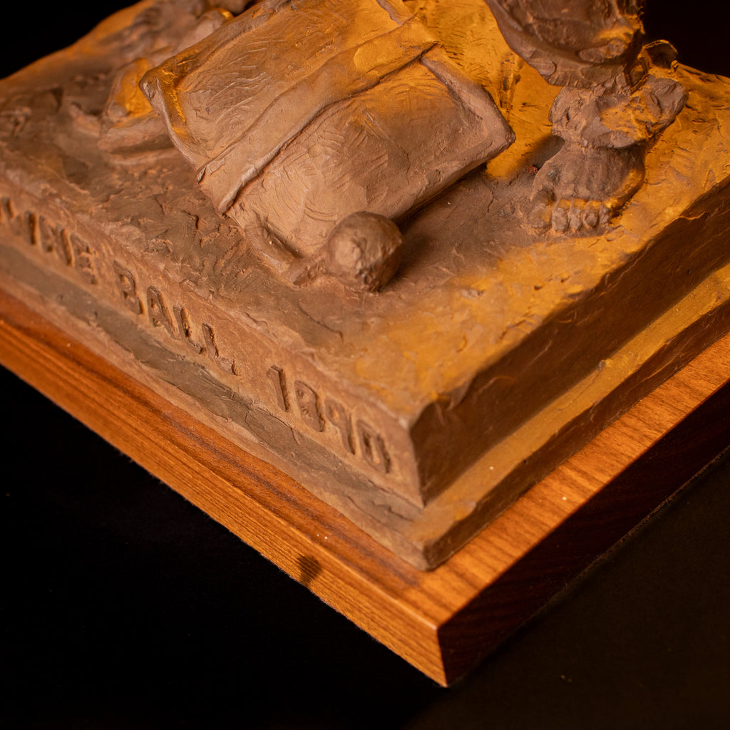 Towne Ball~ Circa 1890 (Edition of 30) by Scott Rogers | Bronze | Sage Creek Gallery | Close Up 4