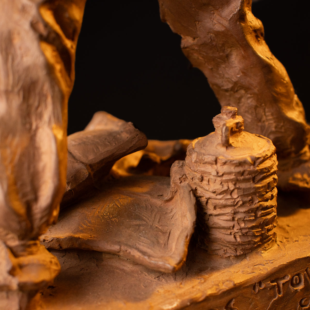 Towne Ball~ Circa 1890 (Edition of 30) by Scott Rogers | Bronze | Sage Creek Gallery | close Up 5