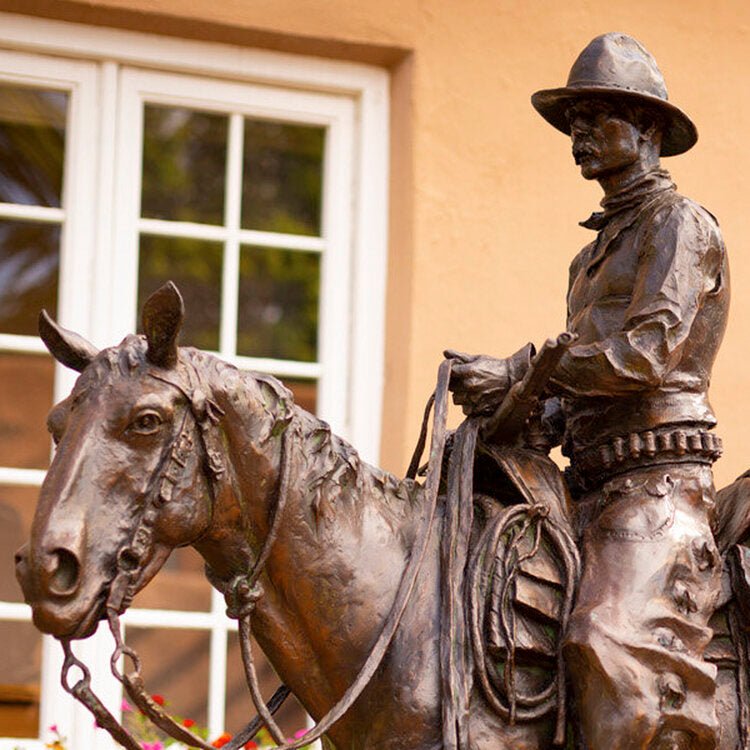 Trail Boss (70% Life Size) (Edition of 15) by Scott Rogers | Bronze | Sage Creek Gallery | Close Up