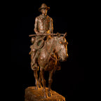 Trail Boss Maquette (Edition of 30) by Scott Rogers | Bronze | Sage Creek Gallery | Angle 1