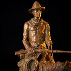 Trail Boss Maquette (Edition of 30) by Scott Rogers | Bronze | Sage Creek Gallery | Close Up 2