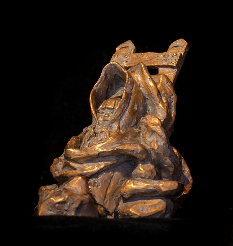 Watching Mommy Pick Berries (Edition of 50) by Scott Rogers | Bronze | Sage Creek Gallery | Angle 2
