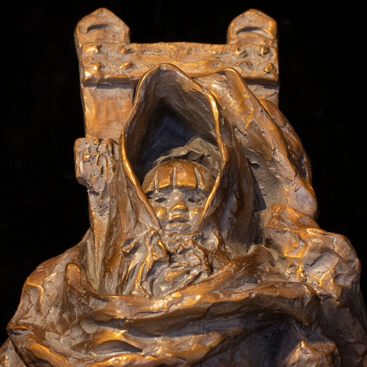 Watching Mommy Pick Berries (Edition of 50) by Scott Rogers | Bronze | Sage Creek Gallery | Close Up