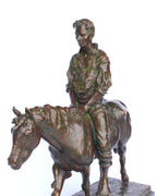 Young Lincoln (Edition of 30) by Scott Rogers | Bronze | Sage Creek Gallery | Close Up 2