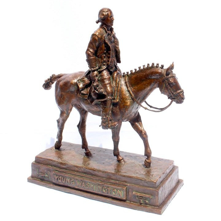 Young Washington (Edition of 30) by Scott Rogers | Bronze | Sage Creek Gallery