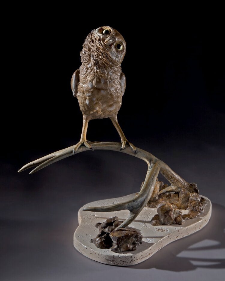 Who You? (Edition of 19) by Diane Mason | Bronze | Sage Creek Gallery